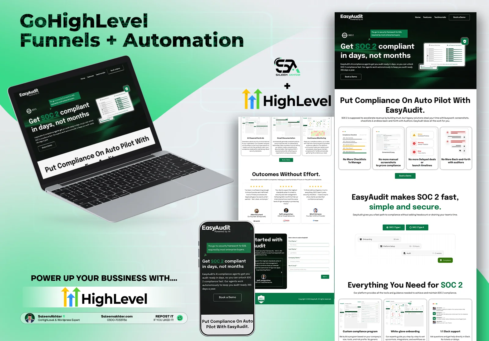 Audit Law Firm Website + Lead System